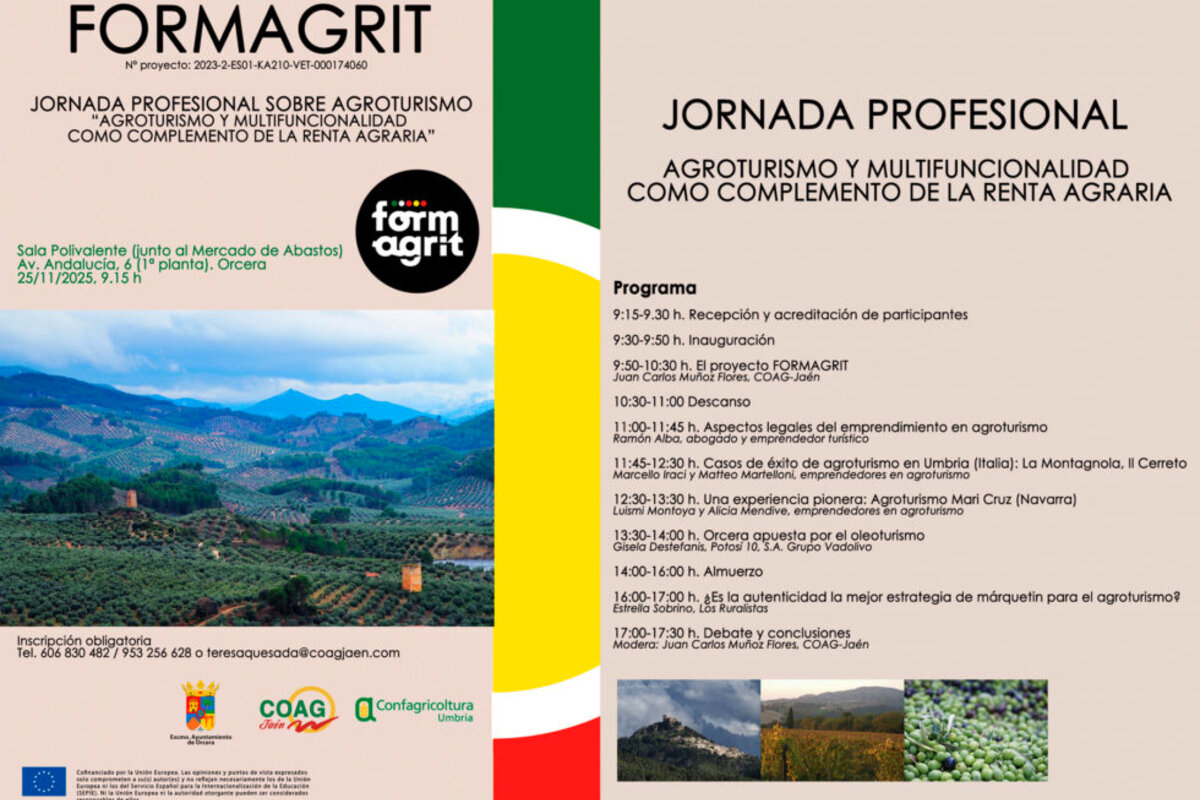 Jornada profesional sobre agroturismo en Orcera (Jaén)